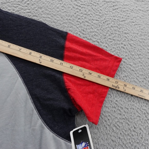 New England Patriots T Shirt NFL Team Apparel‎ Since 1960 Red Gray Blue Mens M - Picture 10 of 14